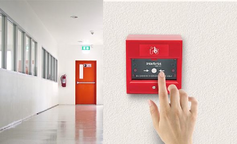 Acionador manual alarme de incêndio